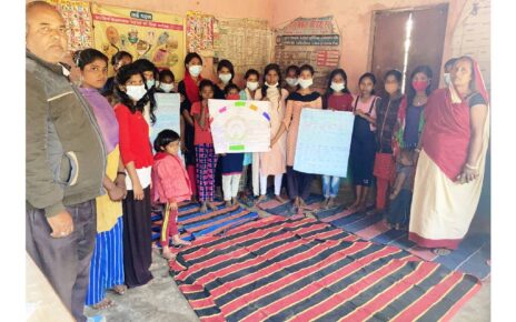 राष्ट्रीय बालिका दिवस के अवसर पर सरस्वती किशोरी समूह की बालिका ने बाल विवाह और बाल श्रम, के ख़िलाफ़ अभियान चलाने का निर्णय लिया।