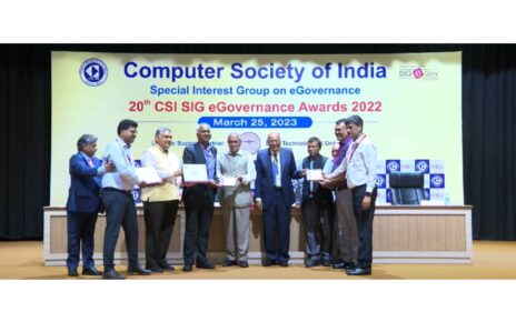 नई दिल्ली में आयोजित 20वें सीएसआई एसआईजी ई-गवर्नेंस पुरस्कार समारोह में परियोजना श्रेणी अंतर्गत अवार्ड ऑफ एक्सेलेंस से सम्मानित किया गया।...